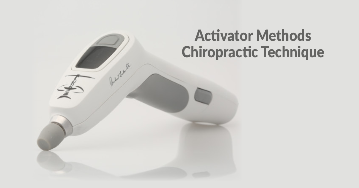 Activator Methods Chiropractic Technique